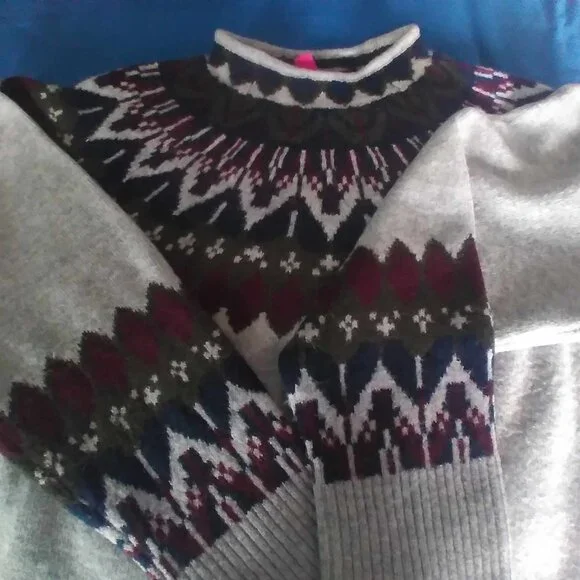 Vince Camuto Fair Isle Sweater: Just In Time For Football Season - Picture 4 of 6